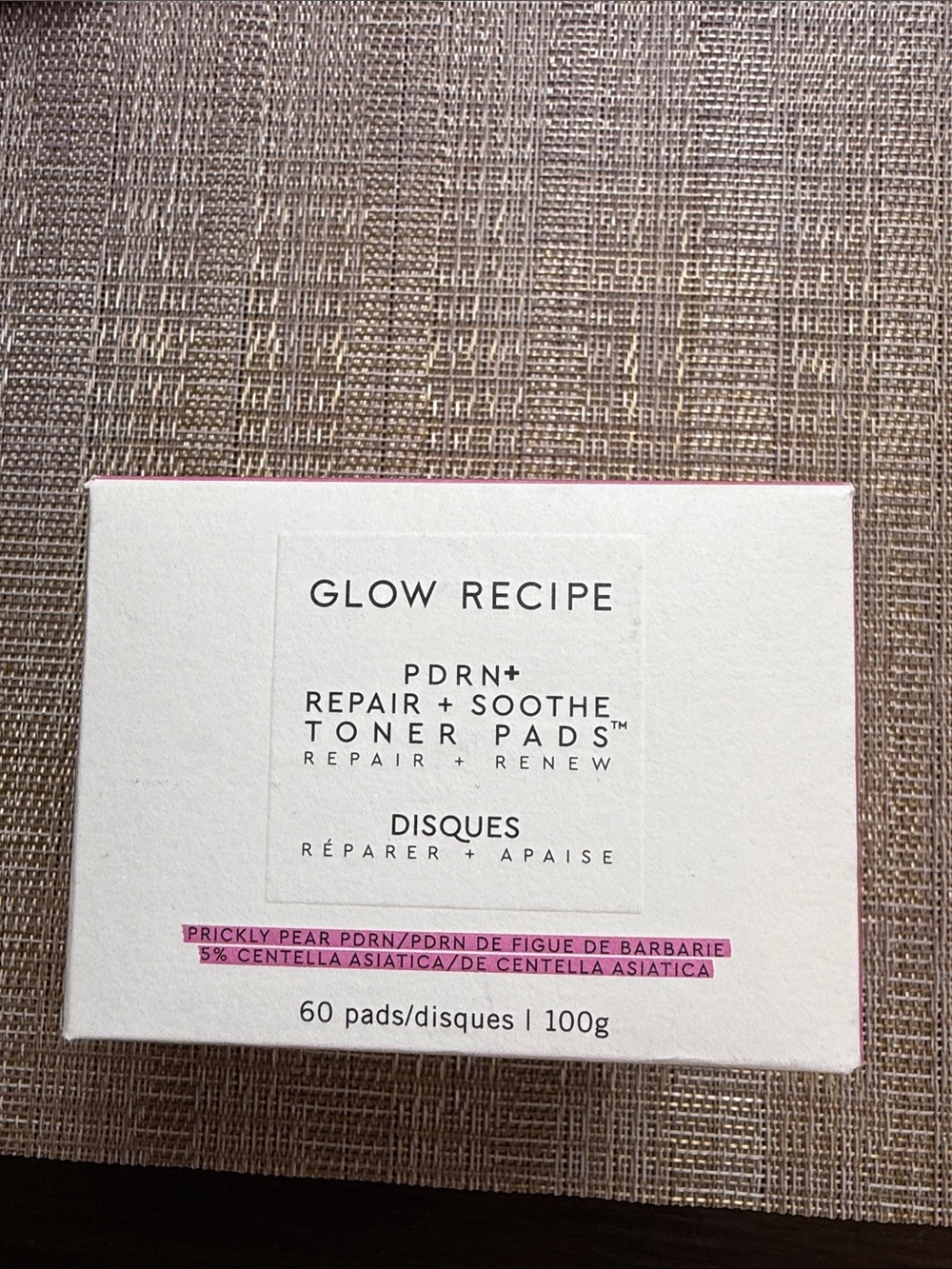 Glow Recipe PDRN+ Repair + Soothe Toner Pads - Pink
